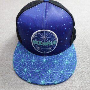 Moonrise Hat Blue Snapback Embroidered Grassroots California Limited Edition